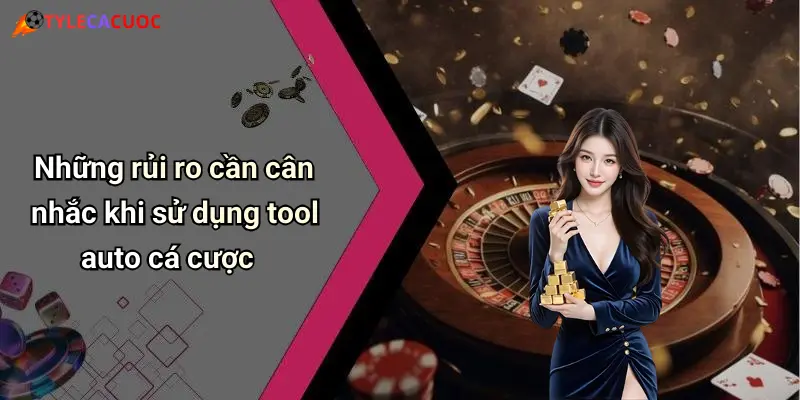 Những rủi ro cần cân nhắc khi sử dụng tool auto cá cược