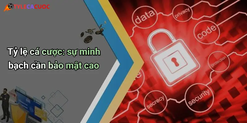 Tỷ lệ cá cược: sự minh bạch cần bảo mật cao