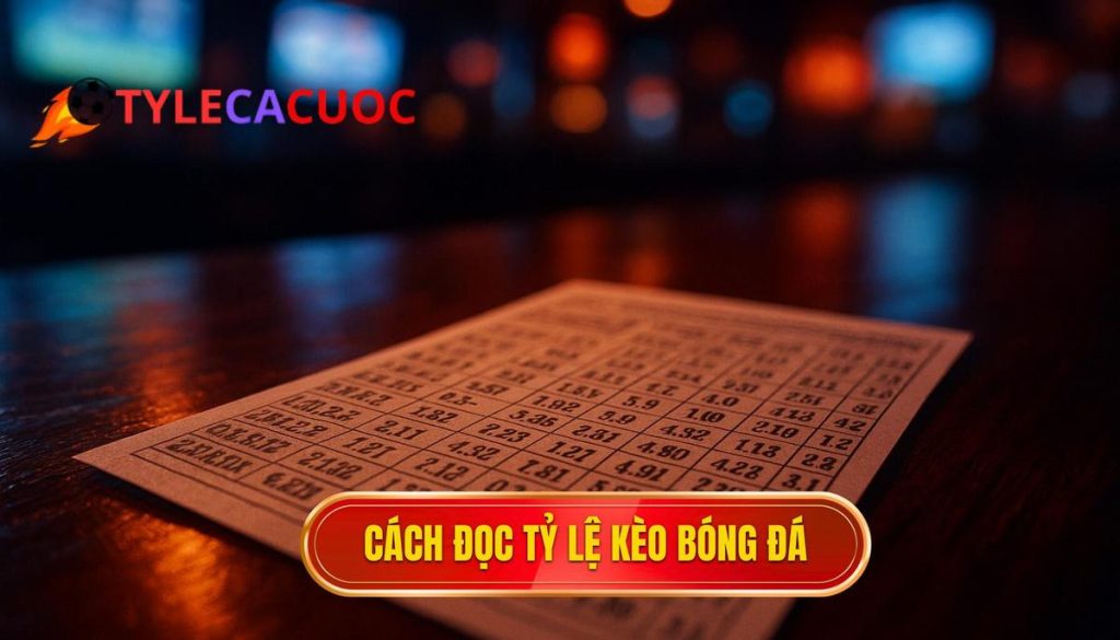 Cách đọc tỷ lệ kèo bóng đá