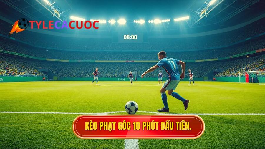 Hiểu rõ về Kèo cược đội nhận quả phạt góc trong 10 phút đầu