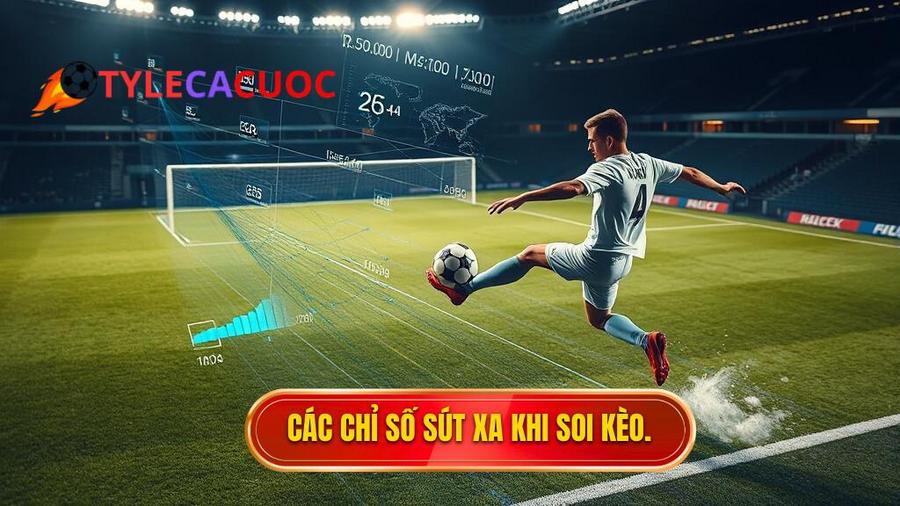 Các chỉ số sút xa cần quan tâm khi soi kèo