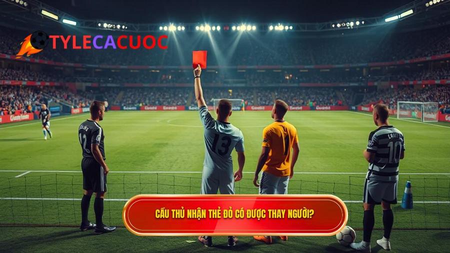 Giải đáp thắc mắc: Thẻ đỏ có được thay người không?