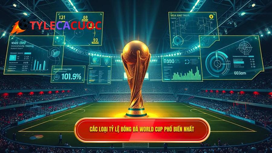 2. Các loại tỷ lệ bóng đá World Cup phổ biến nhất