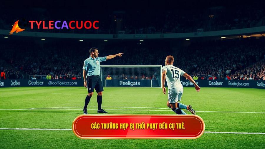 Các trường hợp cụ thể bị thổi phạt đền