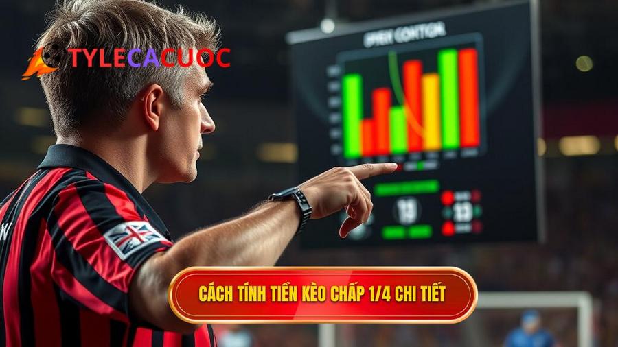 2. Cách tính tiền kèo chấp 1_4 chi tiết